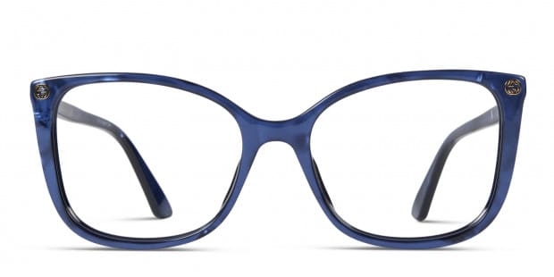 Gucci GG0026O Blue Prescription Eyeglasses display picture 1