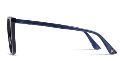 Gucci GG0026O Blue glasses - Blue - Side View