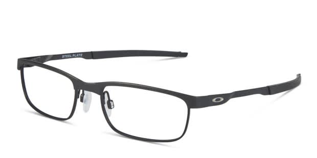 Oakley OX3222 Steel Plate Black Eyeglasses | Includes FREE Rx Lenses