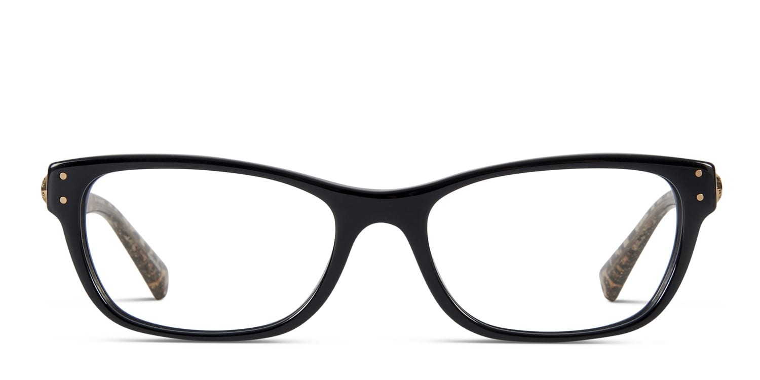 Coach HC6082 Black glasses - Shiny Black - Frontal View