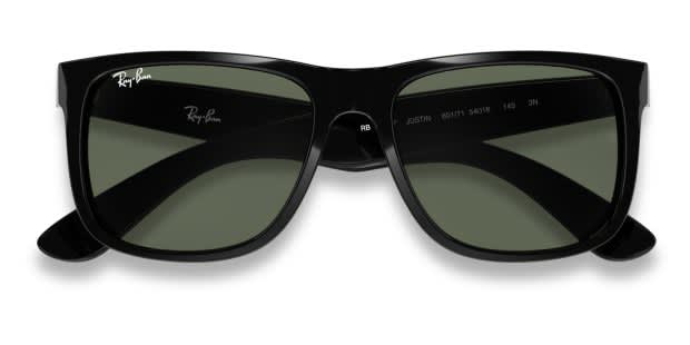 Ray-Ban RB4165F Justin Black Prescription Sunglasses - 50% Off Lenses