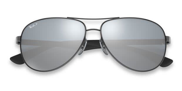 Ray-Ban RB8313 Shiny Gunmetal w/Blue/Silver Polarized Ray-Ban RB8313 Shiny Gunmetal w/Blue/Silver Polarized