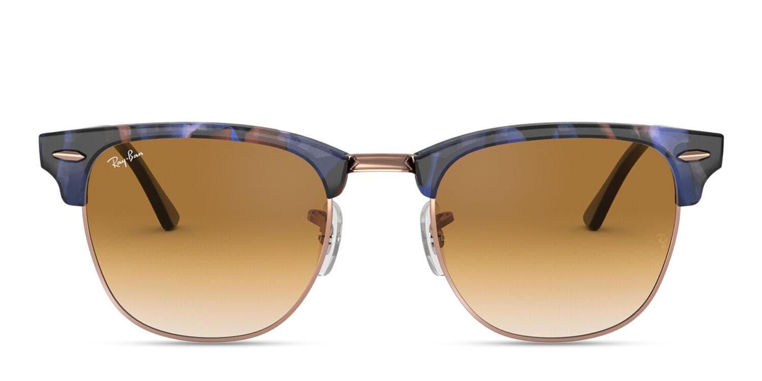 Ray-Ban RB3016 Clubmaster Purple/Tortoise/Rose Gold Prescription