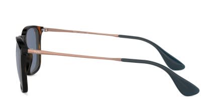 Ray-Ban Chris 4187 Brown, Tortoise, Blue glasses - Brown / Tortoise / Blue - Side View