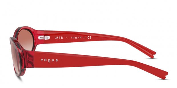 Vogue new arrivals red sunglasses