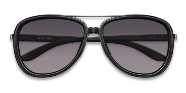 Oakley OO4129 Split Time black frame with PRIZM grey gradient