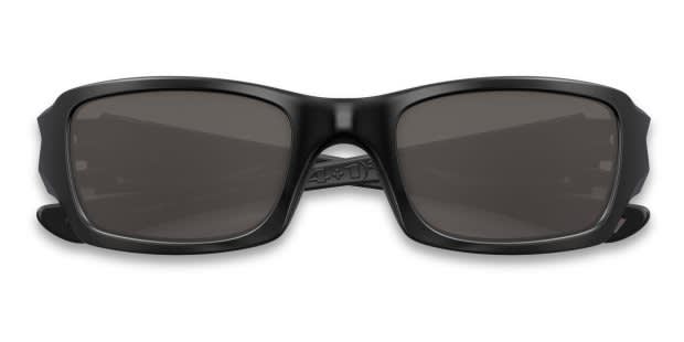 Oakley OO9238 Fives Squared black frame with warm grey lenses