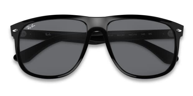 Ray-Ban RB4147 Boyfriend black frame with dark grey lenses. Lenses