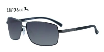 Lupo 1100 Gunmetal (Non-Rx-able) glasses - Gunmetal - Angle View