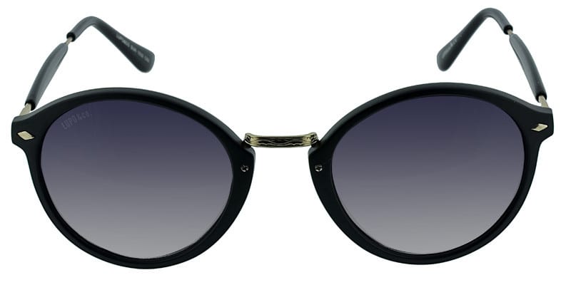 Lupo 1032 Black glasses - Black - Frontal View