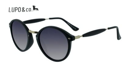 Lupo 1032 Black glasses - Black - Angle View