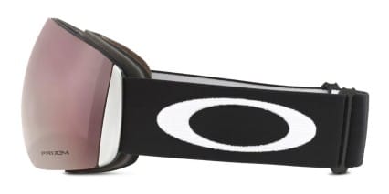 Oakley OO7050 Flight Deck Snow Goggle w/Clip-On Prizm Pink, White, Black glasses - Pink / White / Black - Side View