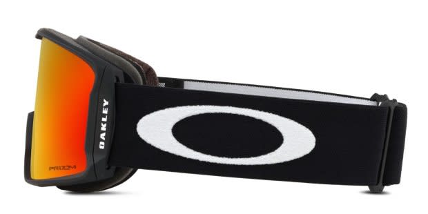 Oakley OO7070 Line Miner Prizm Snow Goggle w/Clip-On Black, Red