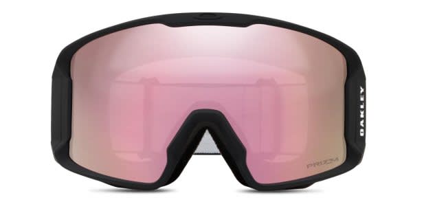 Oakley OO7070 Line Miner Prizm Snow Goggle w/Clip-On Black, Pink