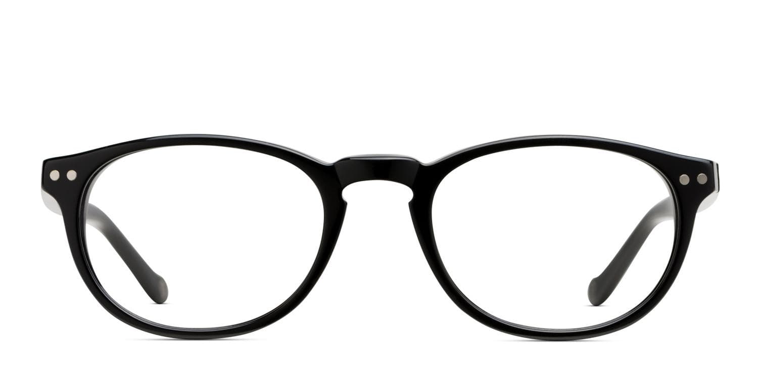 Muse M8047 Black glasses - Black - Frontal View