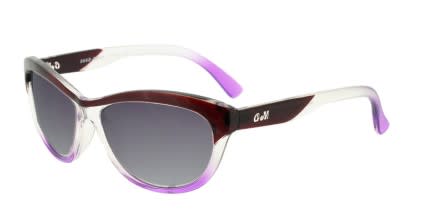 GM 139 Brown w/Purple glasses - Brown / Purple - Angle View