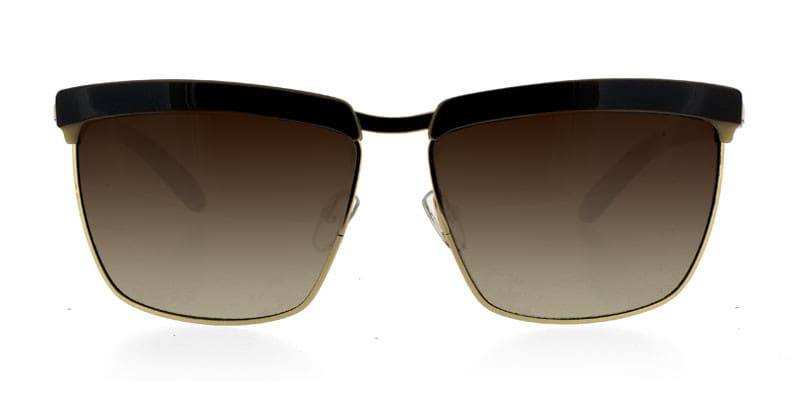 GM 145 Brown w/Gold NA glasses - Brown / Gold - Frontal View