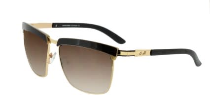 GM 145 Brown w/Gold NA glasses - Brown / Gold - Angle View