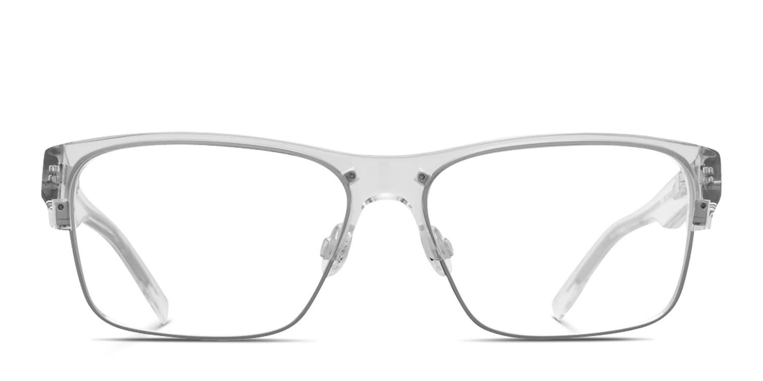 Spy Brody 50/50 Clear, Silver glasses - Clear / Silver - Frontal View