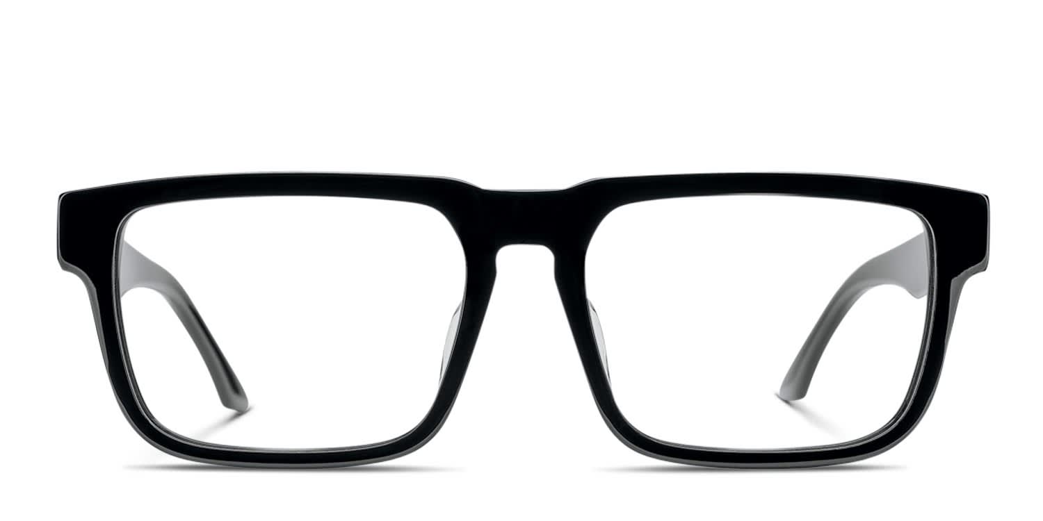 Spy Helm Optical Shiny Black glasses - Shiny Black - Frontal View