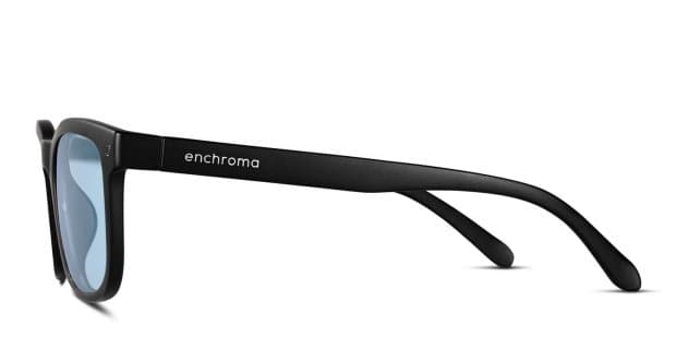 EnChroma® Grayson Indoor Color Blind Glasses Black/Blue Sunglasses
