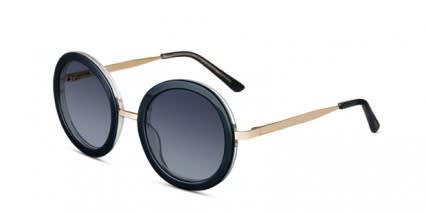 Ray BO7300 Black w/Gold (Non-Rx-able) glasses - Black / Gold - Angle View