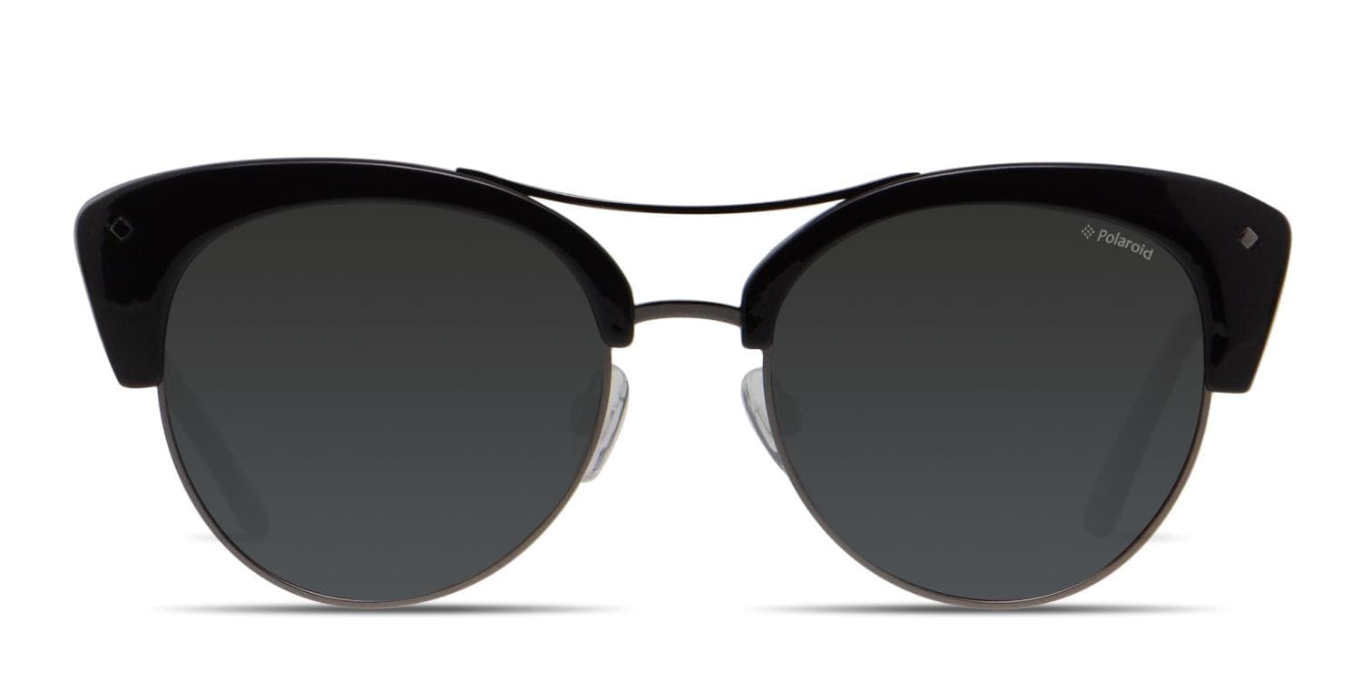 Made in ITALY PRT ８面 ボタニカルミラー Polaroid PLD 4045/S Black/Gunmetal Prescription Sunglasses