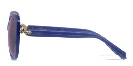 Polaroid PLD 4063/S/X Blue glasses - Blue - Side View