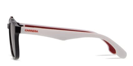 Carrera 1011/S Black/White/Red glasses - Black / Brown - Side View
