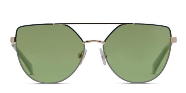 Polaroid PLD 6057/S Gray/Gold/Green Prescription Sunglasses display picture 3