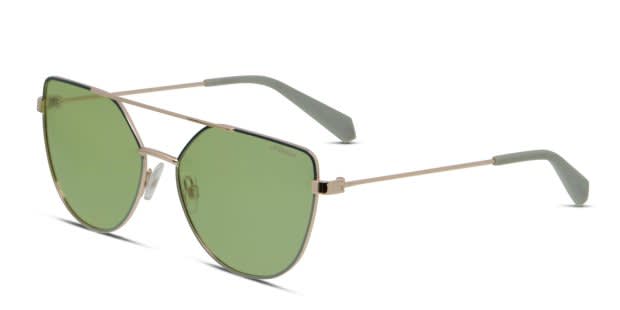 Polaroid PLD 6057/S Gray/Gold/Green Prescription Sunglasses display picture 1