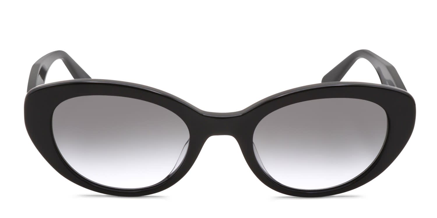 Kate Spade CRYSTAL/S Black, Gray glasses - Black - Frontal View