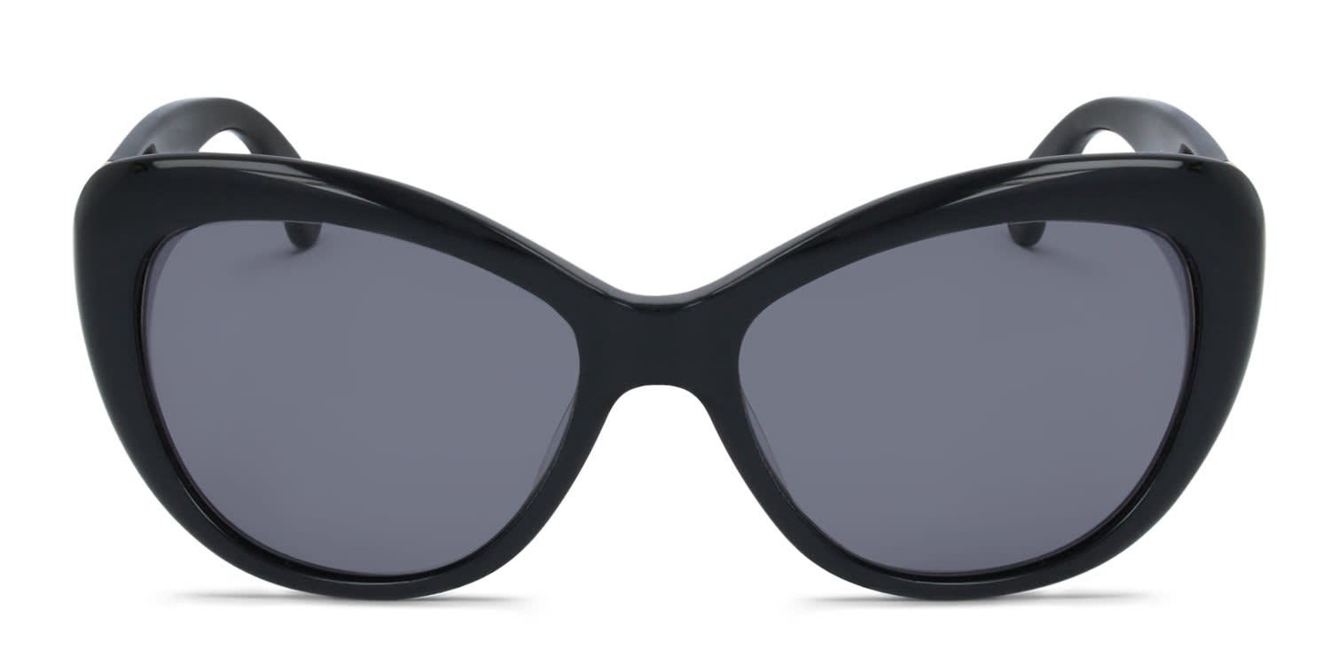 Kate Spade EMMALYNN/S Black, Gray glasses - Black - Frontal View