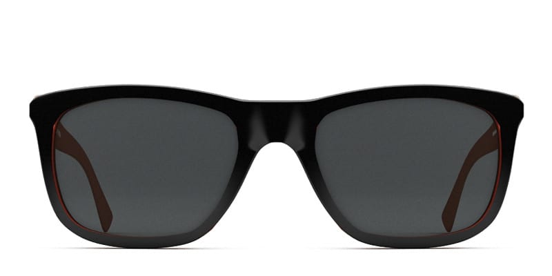 Verve Black w/Orange glasses - Black / Orange - Frontal View