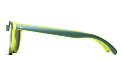 Blur Green, Yellow glasses - Green / Yellow - Side View