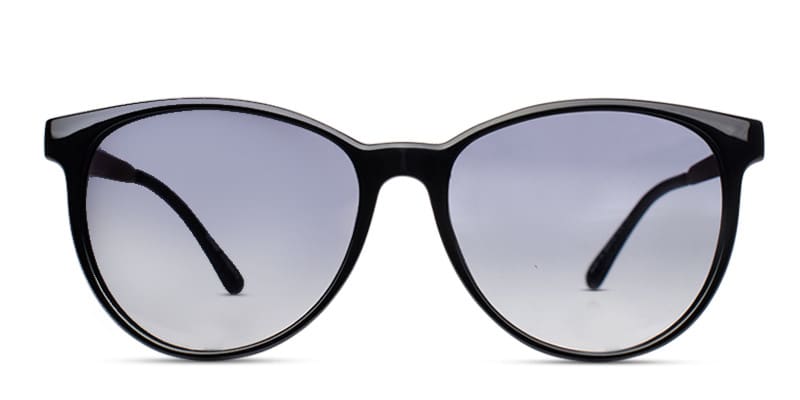 Ivy Black glasses - Black - Frontal View