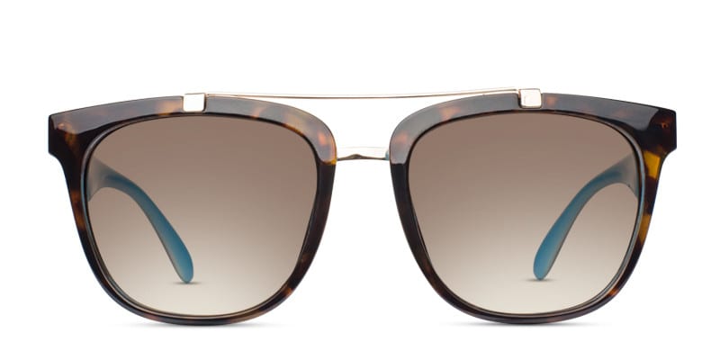 Samantha Tortoise w/Blue glasses - Blue / Tortoise - Frontal View