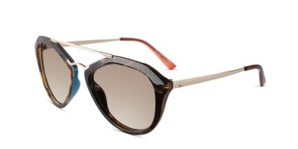 Carrie Tortoise w/Blue glasses - Blue / Tortoise - Angle View