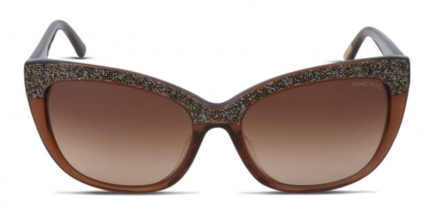 Guess by Marciano GM0730 brown frame with brown gradient lenses