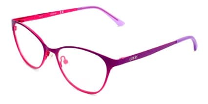 Guess GU3010 Purple, Pink glasses - Purple / Pink - Angle View