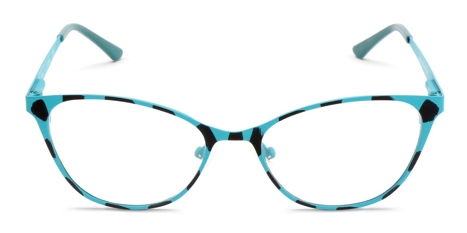 Guess GU3010 Tortoise, Green glasses - Tortoise / Green - Frontal View