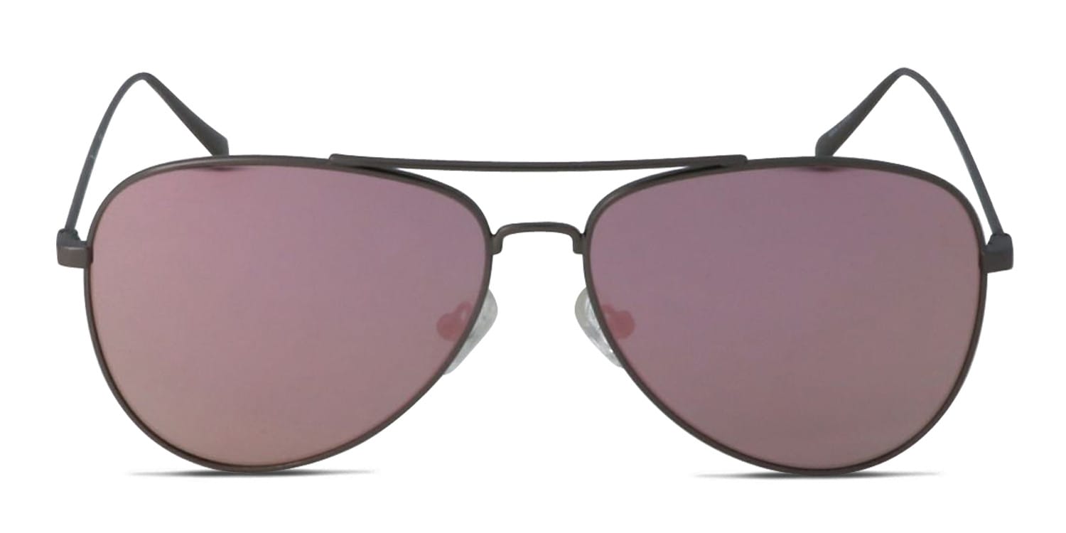 Guess GG1142 Brown , Gunmetal glasses - Brown / Gunmetal - Frontal View