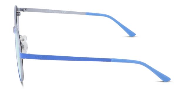 Guess GU3023 blue frame with blue mirrored lenses. Lenses  display picture 1