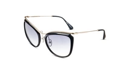 Dahlia Black glasses - Black - Angle View
