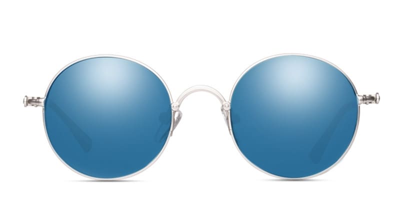 Janis Silver glasses - Silver - Frontal View