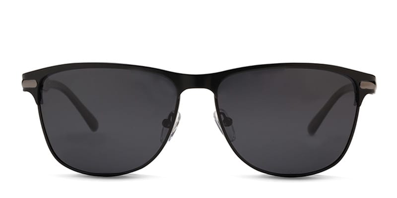 Litt Black glasses - Black - Frontal View