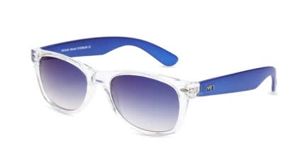 Ross Clear w/Blue NA glasses - Blue / Clear - Angle View