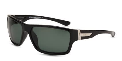 GM 166 Shiny Black NA glasses - Shiny Black - Angle View