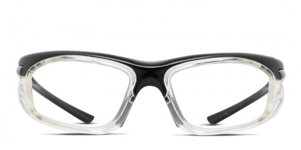 Pentax A2500 Black/Clear Eyeglasses | Includes FREE Rx Lenses