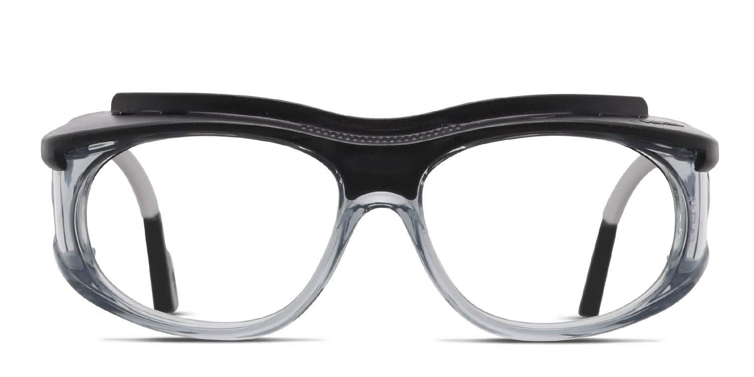 Pentax Eagle Black, Gray, Clear glasses - Black / Gray / Clear - Frontal View